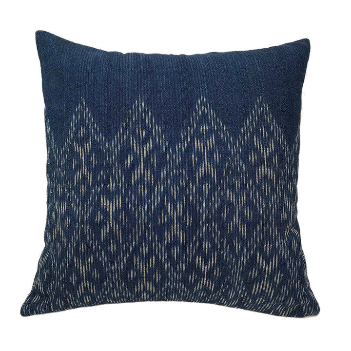 Indigo Diamond Pillow Cover-0