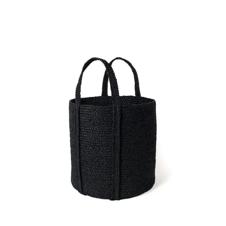 Kata Basket with handle - Black - EcofiedHome