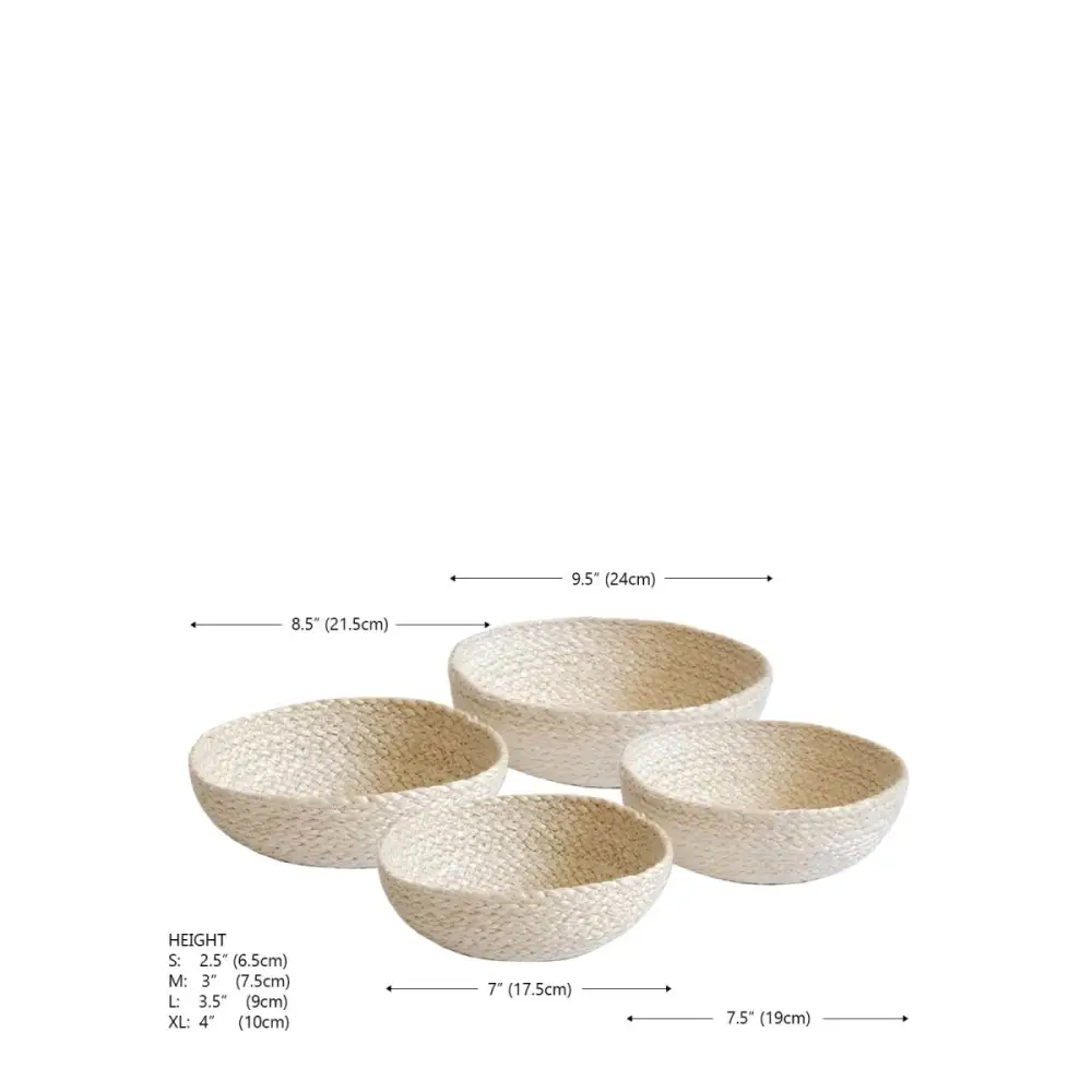 Kata Candy Bowl - White (Set of 4) - EcofiedHome