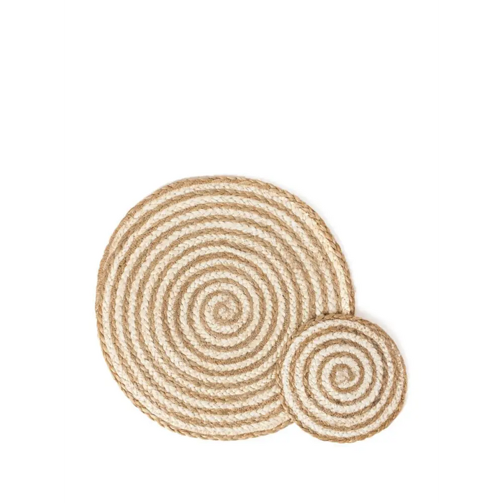 Kata Spiral Placemat - Natural (Set of 4) - EcofiedHome