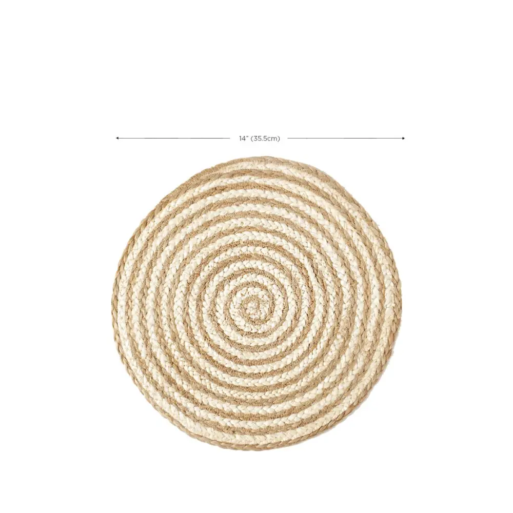 Kata Spiral Placemat - Natural (Set of 4) - EcofiedHome