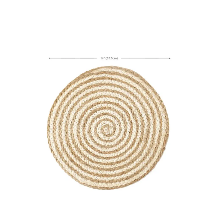 Kata Spiral Placemat - Natural (Set of 4) - EcofiedHome