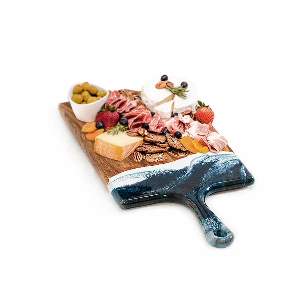 Large Acacia Eco-Resin Cheese Board-2