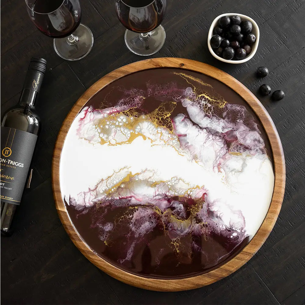 Acacia Eco-Resin Lazy Susan-6