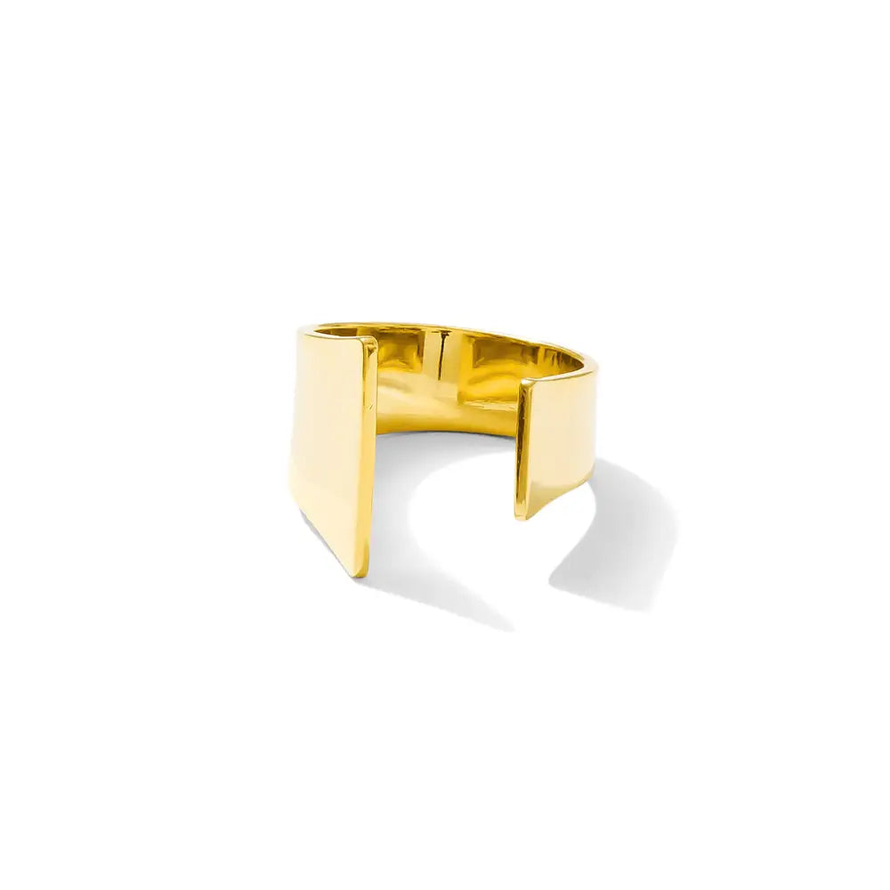 Open Angular Bombshell Ring-0