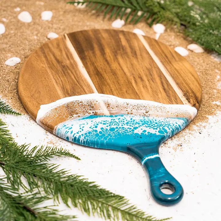 Round Acacia Eco-Resin Cheese Paddle-4