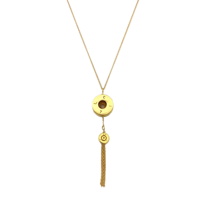 Bullet Tassel Necklace-0