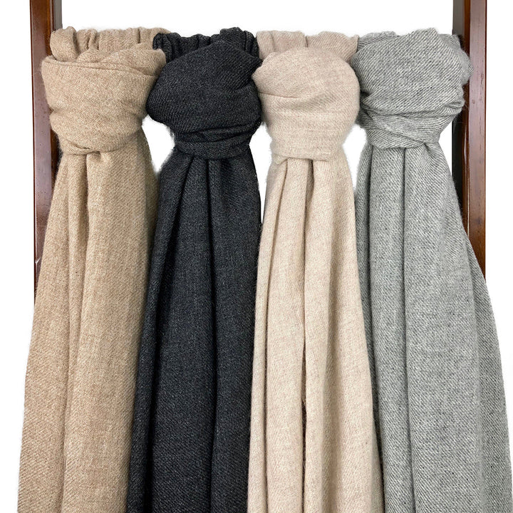 Blush Handloom Cashmere Scarf-2