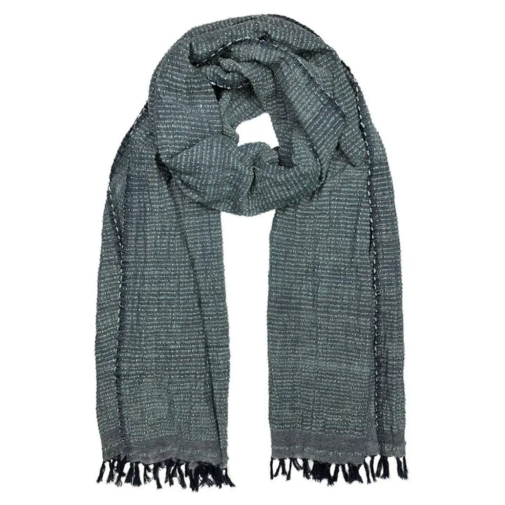 Stripe Wrap Scarf-0