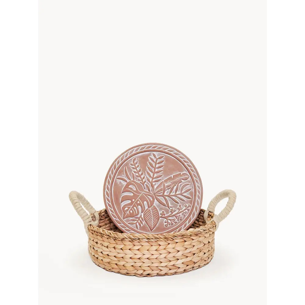 Bread Warmer & Basket - Plant Round-0