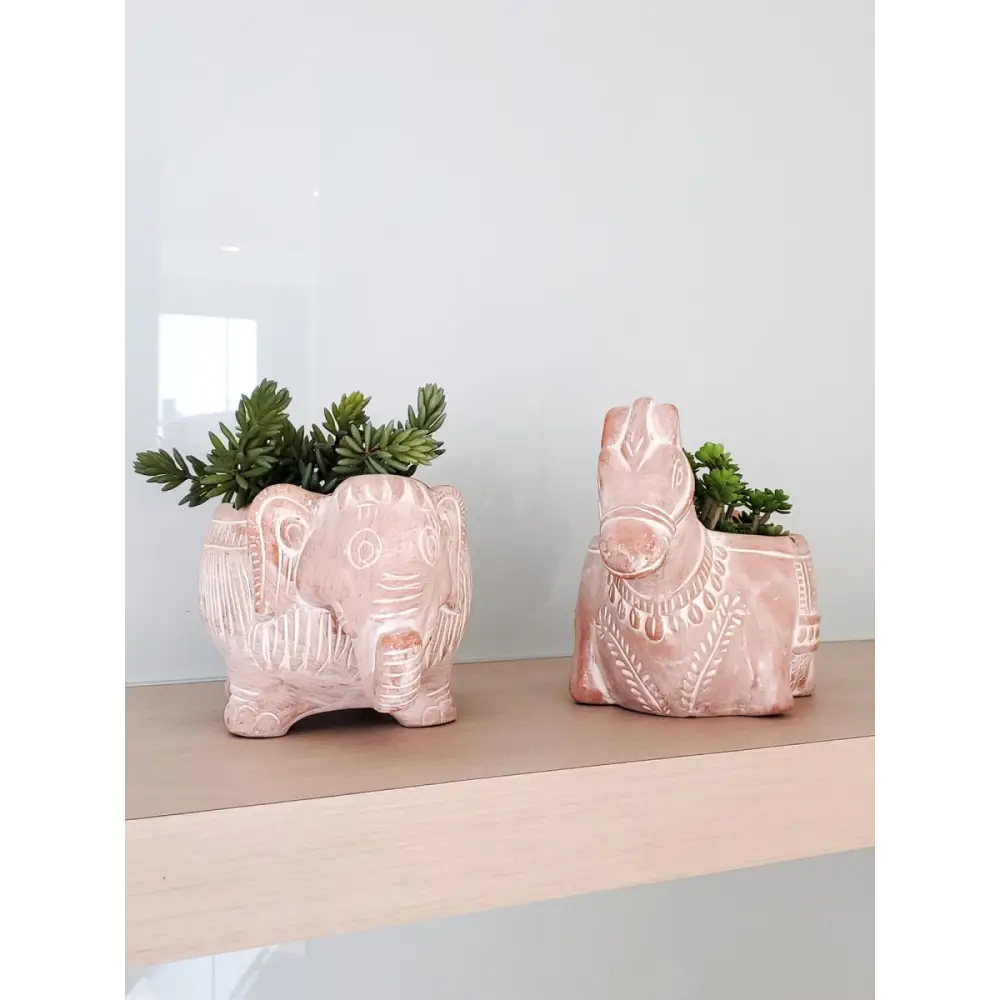 Terracotta Pot - Elephant - EcofiedHome