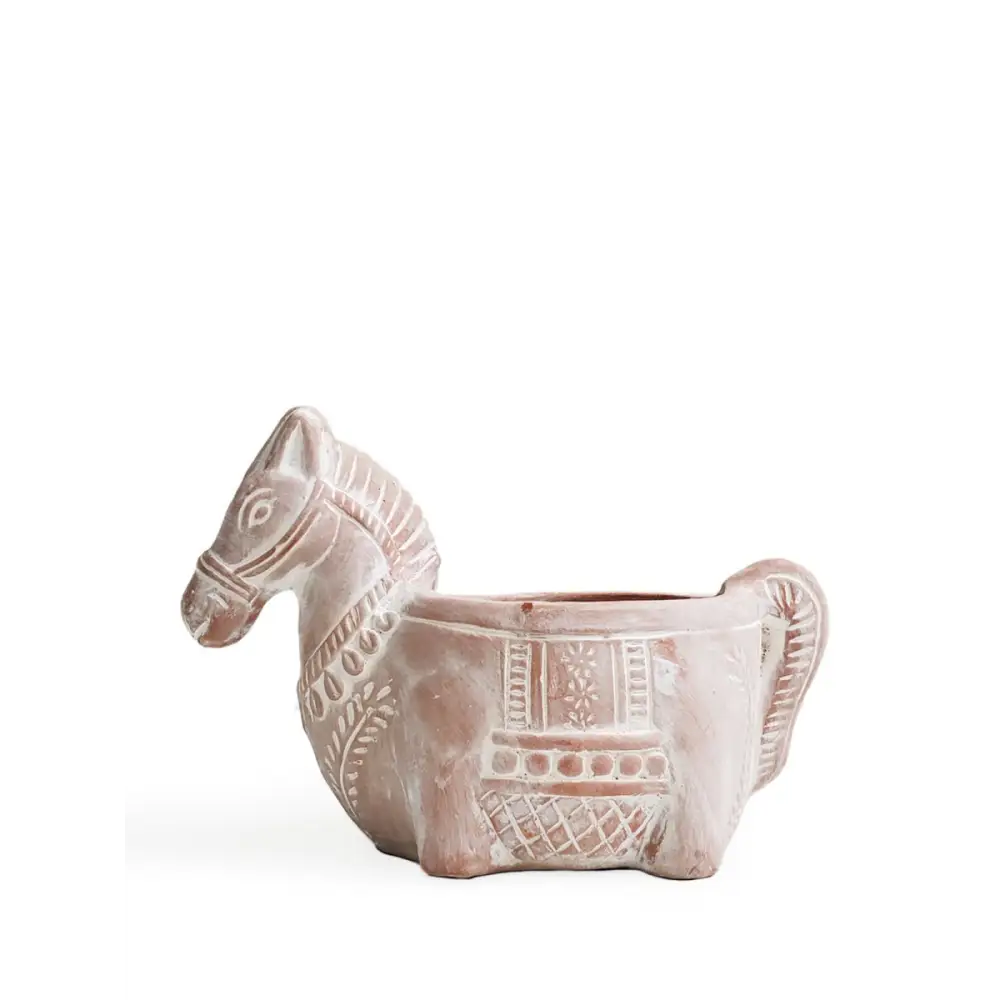 Terracotta Pot - Horse - EcofiedHome