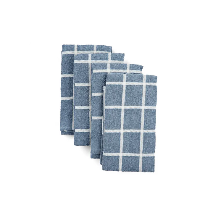 Kitchen Towels, Set of 4 and Set of 2 - Terry Denim Set-0