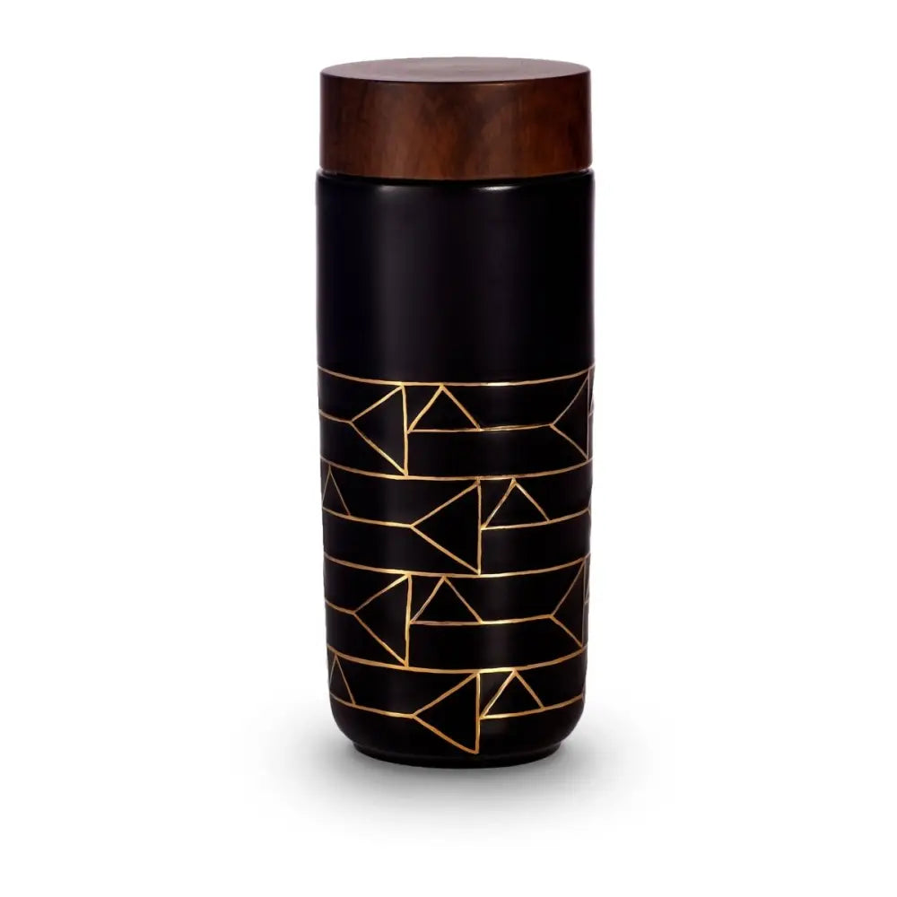 The Alchemical Signs Gold Ceramic Travel Mug - EcofiedHome