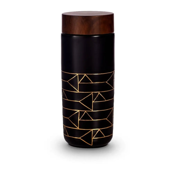 The Alchemical Signs Gold Ceramic Travel Mug - EcofiedHome