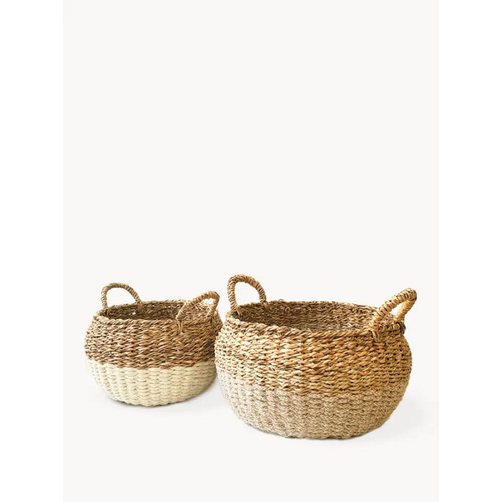 Ula Floor Basket - Natural - EcofiedHome