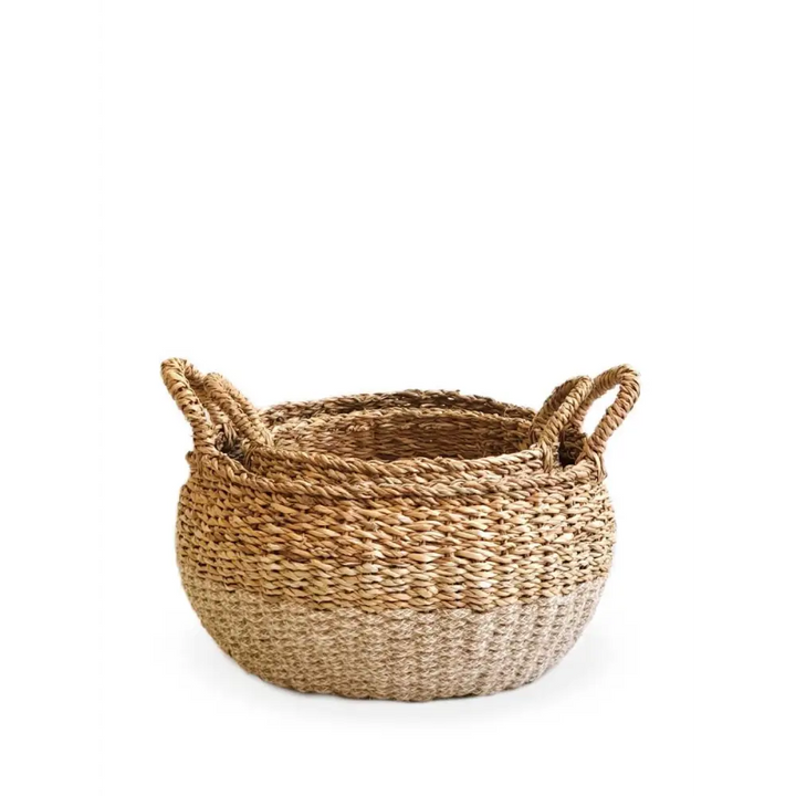 Ula Floor Basket - Natural - EcofiedHome