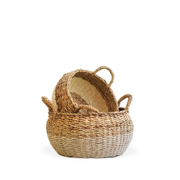 Ula Floor Basket - Natural - EcofiedHome