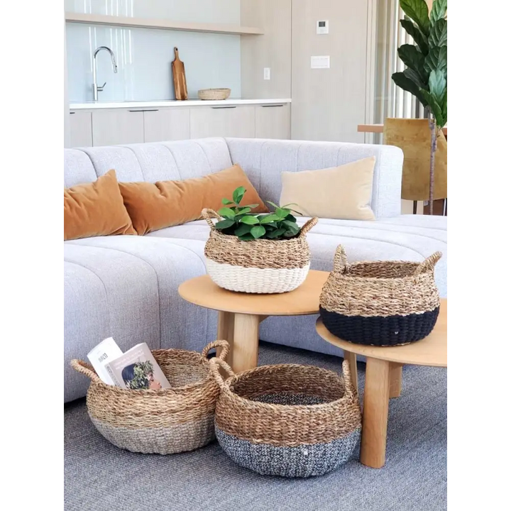 Ula Floor Basket - Natural - EcofiedHome