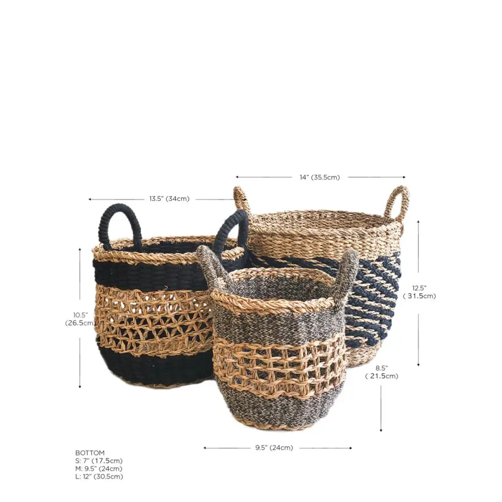 Ula Mesh Basket - Black - EcofiedHome