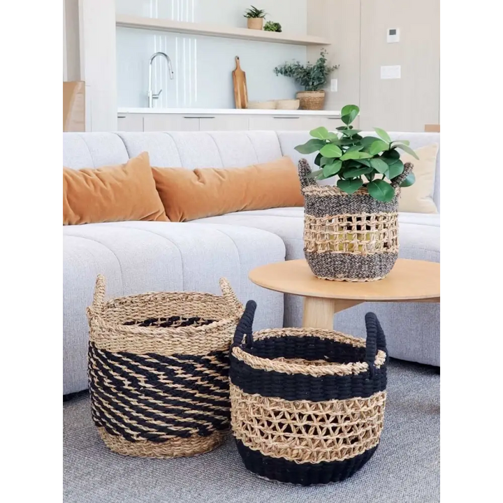 Ula Mesh Basket - Black - EcofiedHome