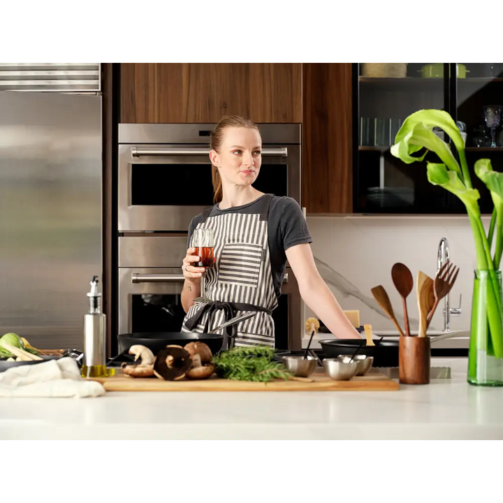The Home Maker Set - Crossback and waist aprons, and kitchen towels-3