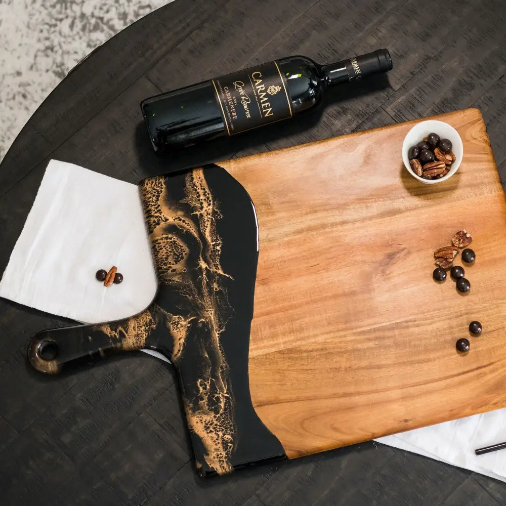 XL Cheese Board - Acacia Wood and Eco-Resin - EcofiedHome