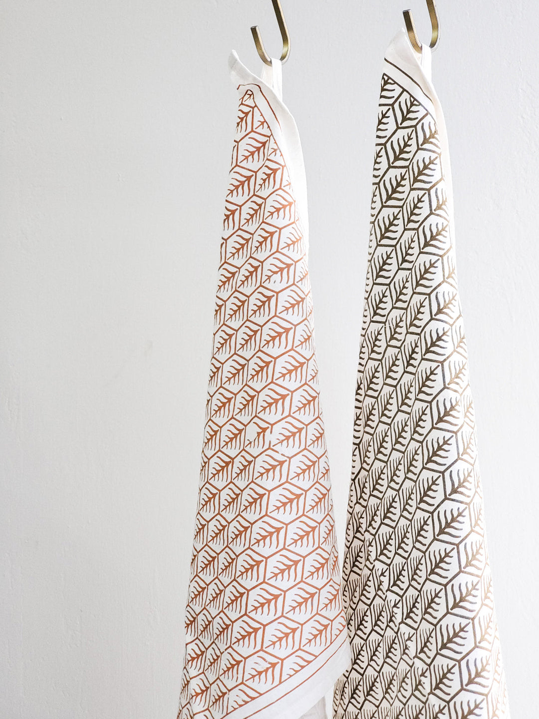 Hand Screen Printed Tea Towel - Set of 2-3