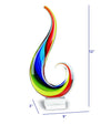 12 MultiColor Art Glass Centerpiece - EcofiedHome