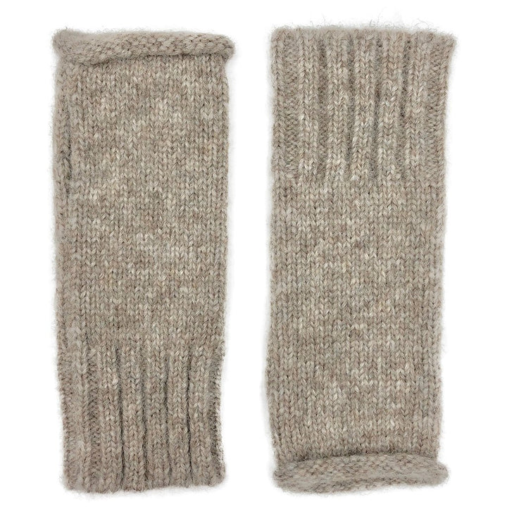 Beige Essential Knit Alpaca Gloves - EcofiedHome