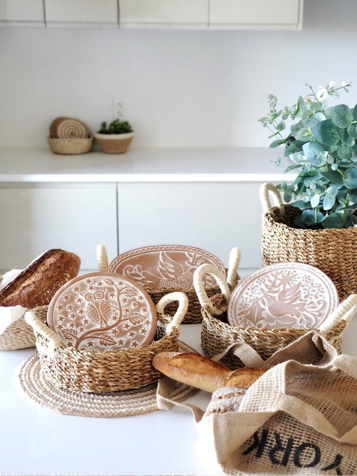Bread Warmer & Basket - Bird Oval - EcofiedHome