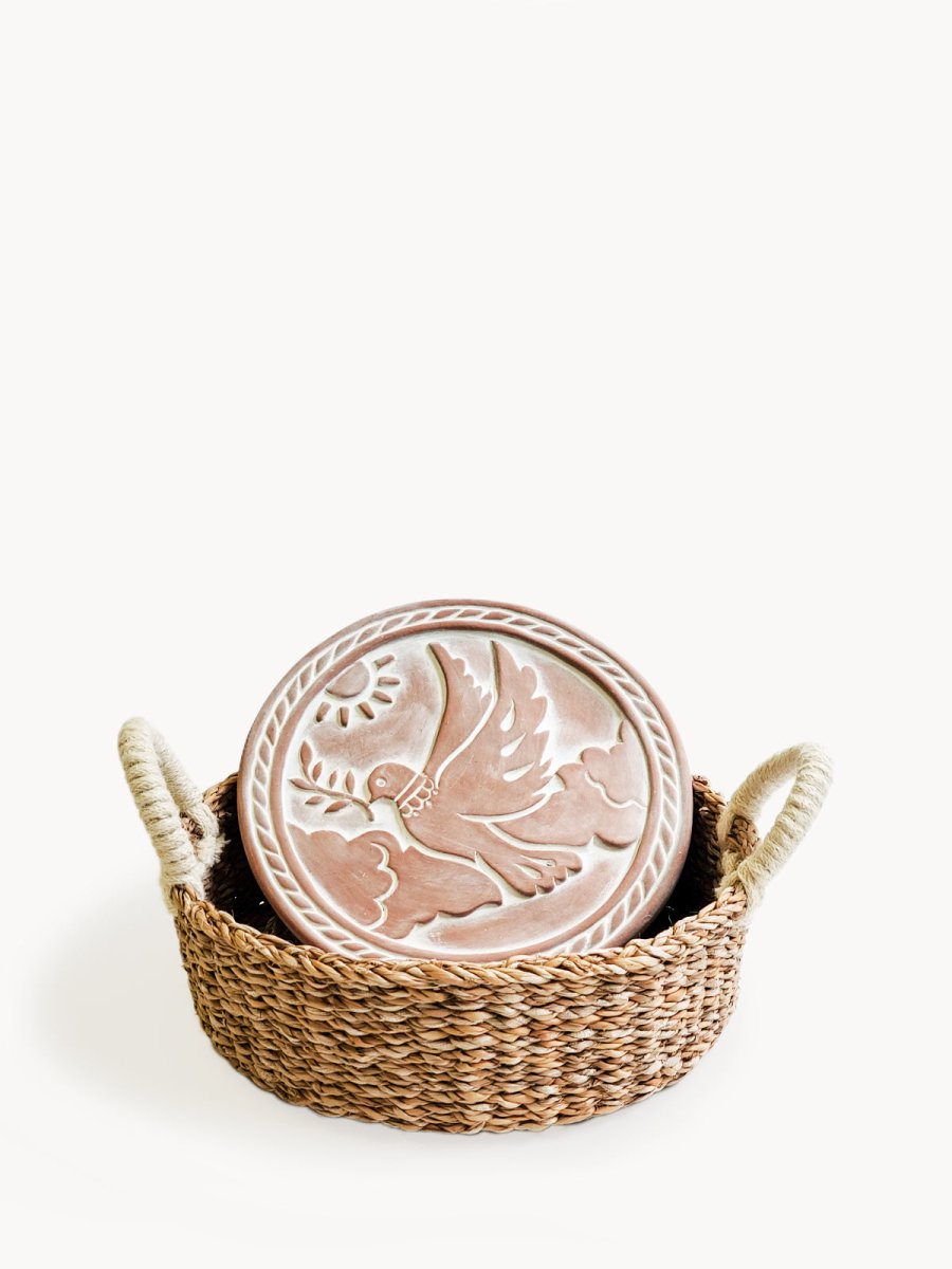 Bread Warmer & Basket - Dove In Peace - EcofiedHome