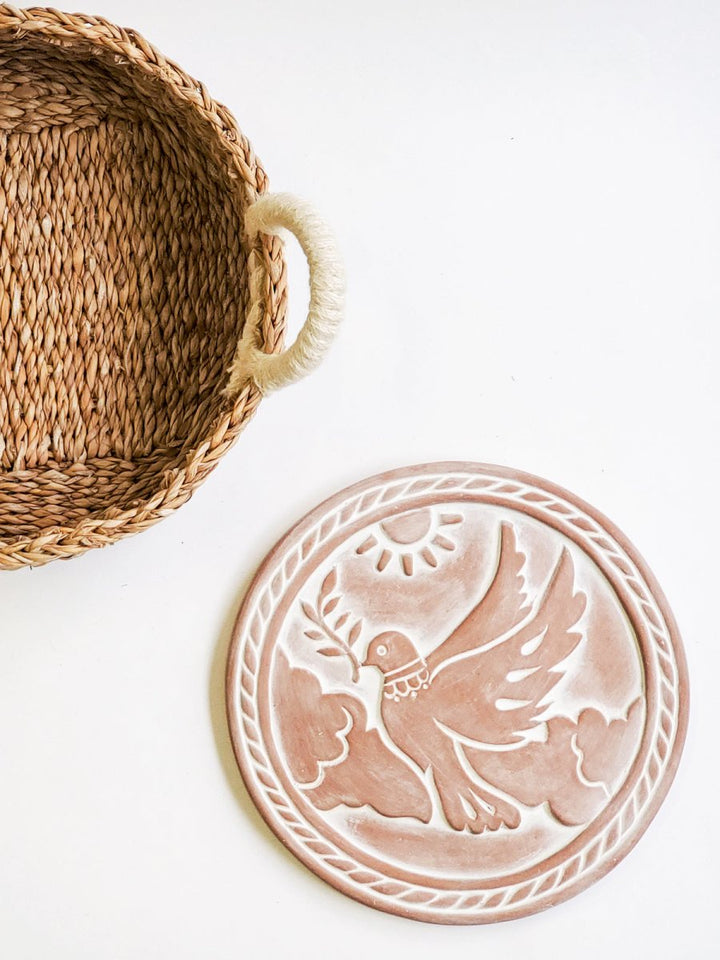Bread Warmer & Basket - Dove In Peace - EcofiedHome