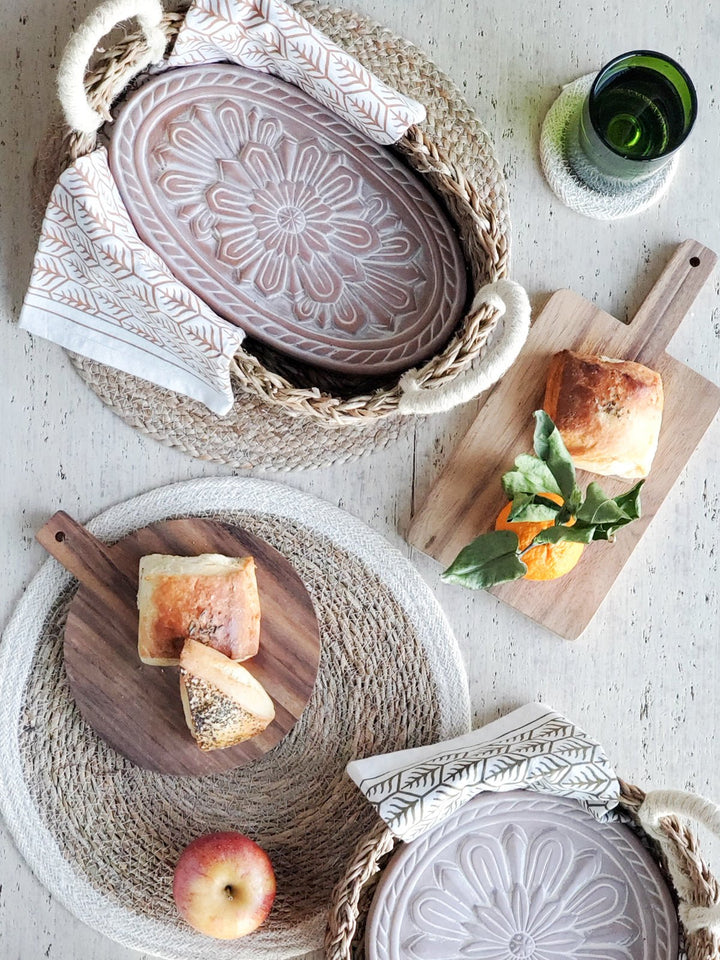 Bread Warmer & Basket - Flower - EcofiedHome