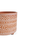Thumbnail for Hand Etched Terracotta Pot - Small - EcofiedHome