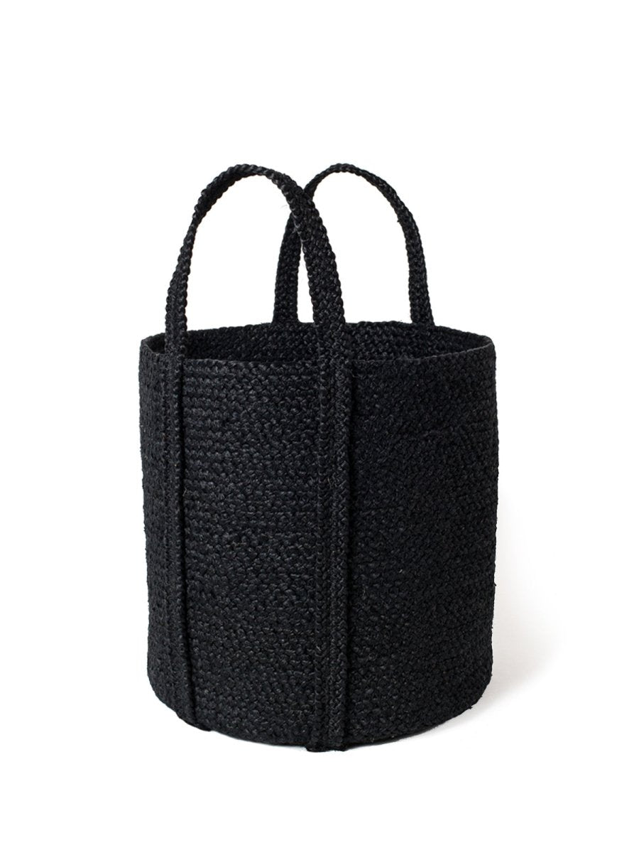Kata Basket with handle - Black - EcofiedHome