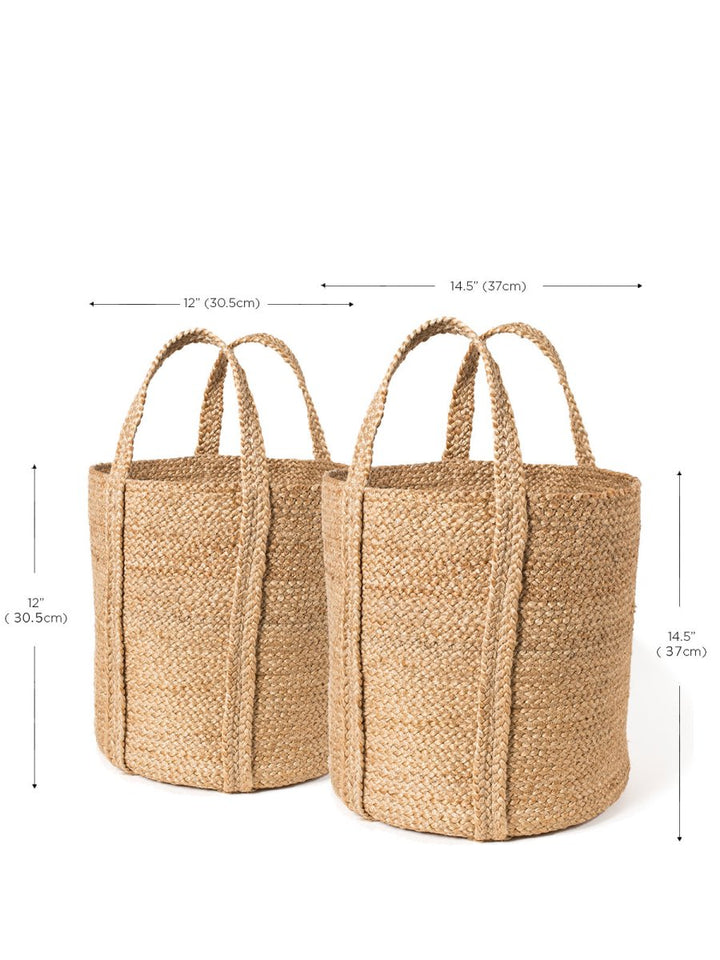 Kata Basket with handle - Natural - EcofiedHome