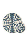 Thumbnail for Kata Spiral Placemat - Blue (Set of 4) - EcofiedHome