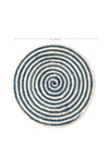 Thumbnail for Kata Spiral Placemat - Blue (Set of 4) - EcofiedHome