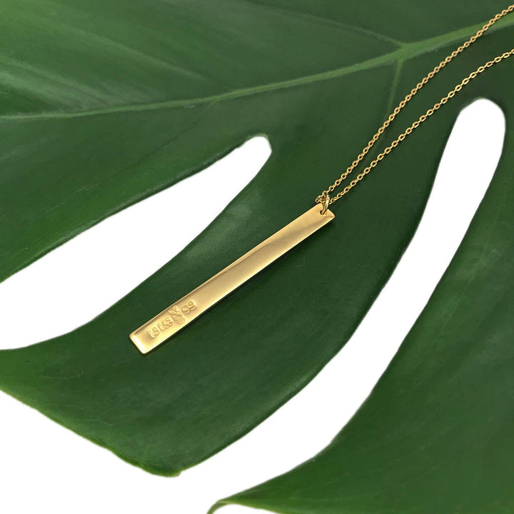 Layered Bar Bullet Necklace - EcofiedHome