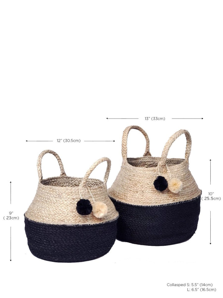 Naiya Foldable Basket Bag - EcofiedHome