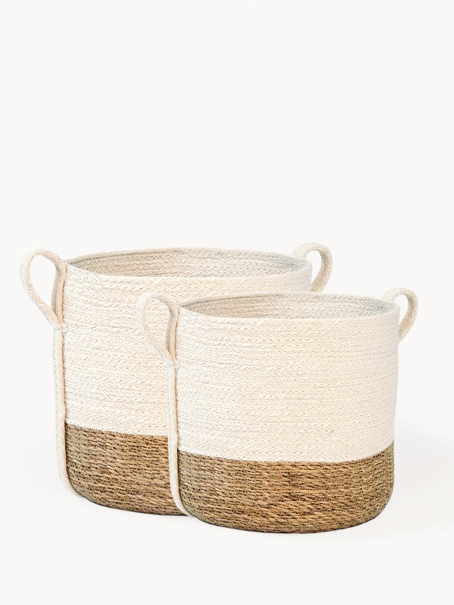 Savar Basket with Side Handle - EcofiedHome