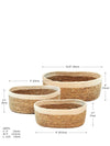 Savar Oval Bowl (Set of 3) - EcofiedHome