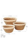 Thumbnail for Savar Plant Bowl (Set of 3) - EcofiedHome