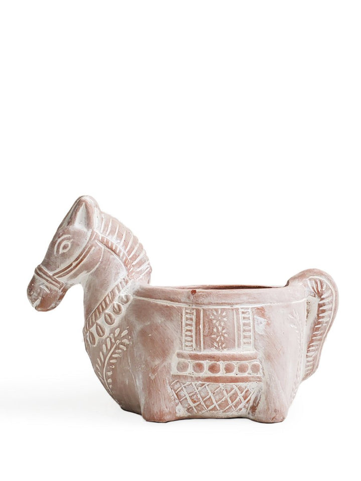 Terracotta Pot - Horse - EcofiedHome