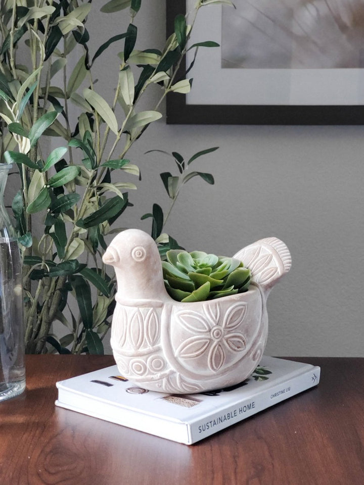 Terracotta Pot - Spotted Dove - EcofiedHome