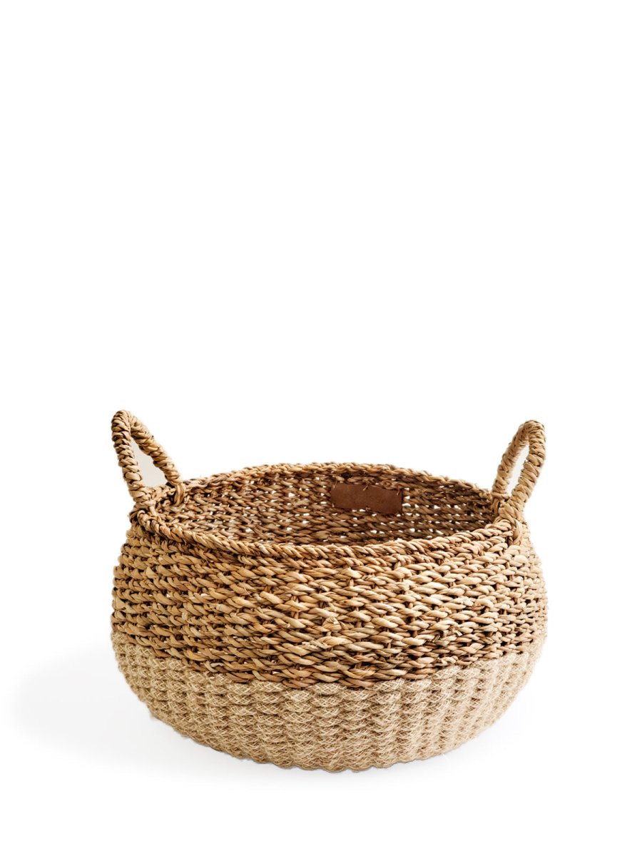 Ula Floor Basket - Natural - EcofiedHome