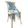 Ultra Soft Marbled Blanket Throw Turquoise - EcofiedHome