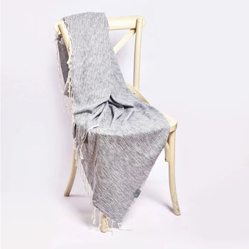Yalova Ultra Soft Marbled Blanket Throw - Blue - EcofiedHome